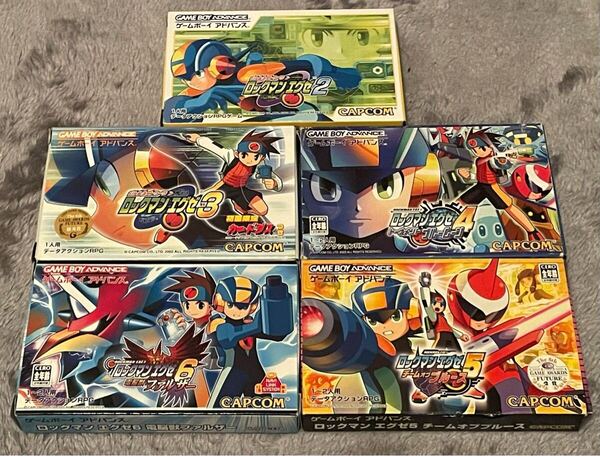 ロックマンエグゼ ゲームボーイアドバンス 23456 GBA ソフト