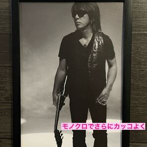 額装品★B'z/稲葉浩志/松本孝弘⑤★世界的ギタリスト松本孝弘さんグラビアショット★当時印刷物★A4サイズ額入り★ultra soul★送料込み