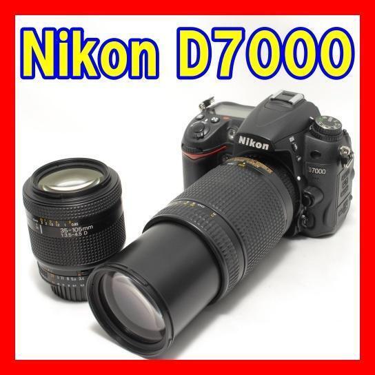 動作確認 ニコン Nikon D7000 超望遠 ダブルズームキット スマホ転送ケーブル付き