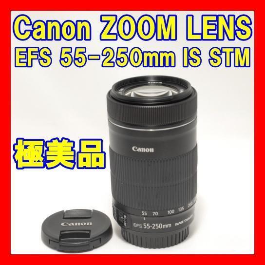 極美品 Canon EF-S 55-250mm 4-5.6 IS STM 望遠レンズ
