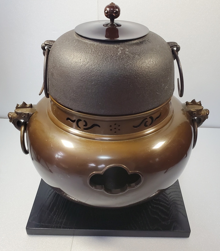 釜師 菊地政光 炉釜 丸釜 霰 茶釜 茶道具