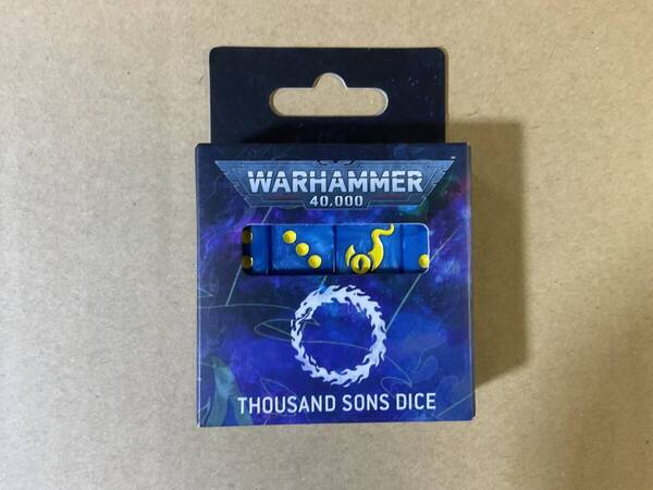 ウォーハンマー 40k サウザンド・サン ダイス 開封品 THOUSAND SONS DICE WARHAMMER 40000