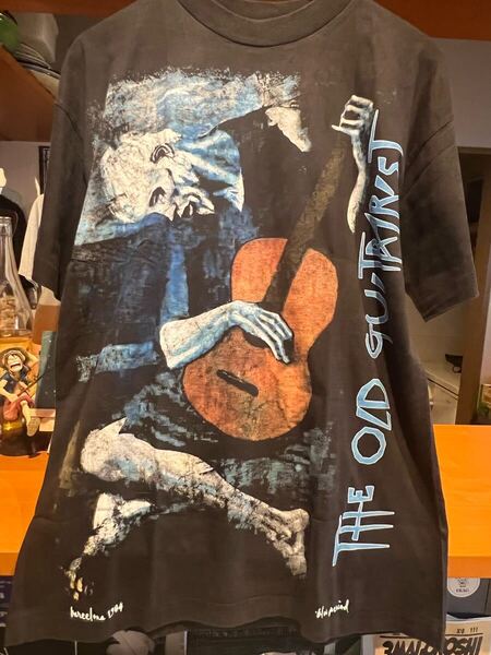 【限定生産】Pablo Picasso アートTシャツ The Old Guitarist バックプリント有 両面プリント fear of got geeks rule 90's