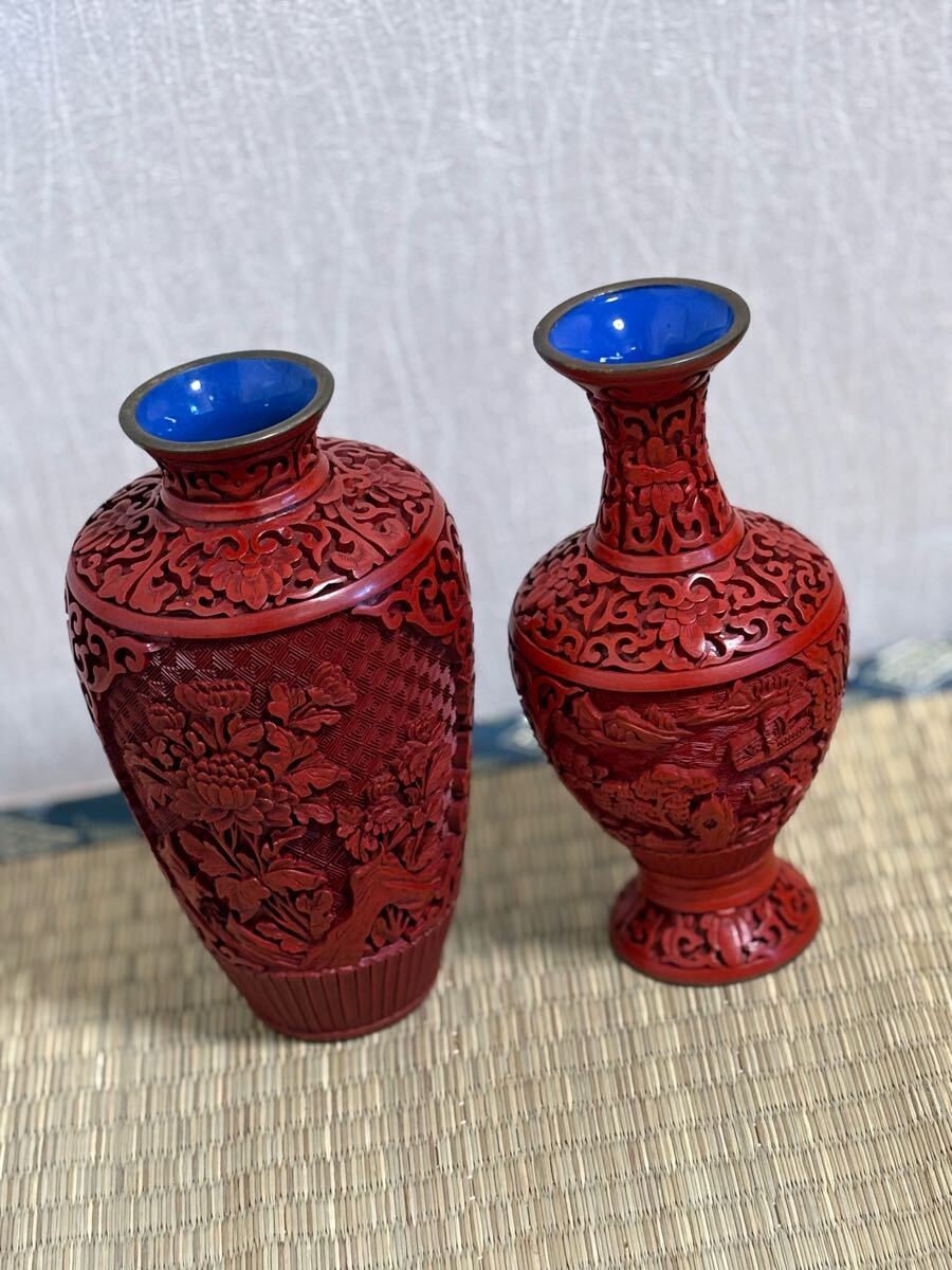 2025年最新】Yahoo!オークション -堆朱 花瓶の中古品・新品・未