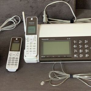 Panasonic デジタルコードレスFAX 子機1台付き ピアノホワイト KX-PD102DL-W・KX-FKD353-W3・KX-FKD506-W2 中古,動作確認済み,初期化済み