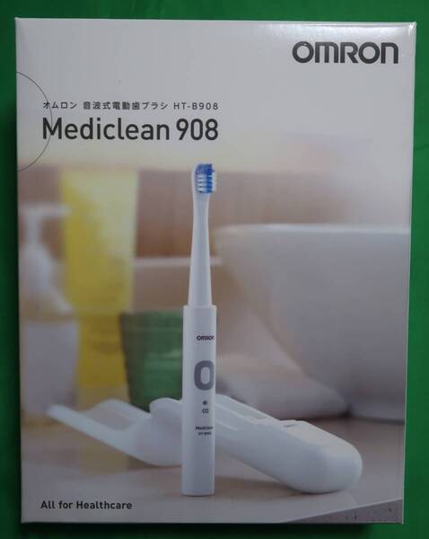 OMRON/オムロン 音波式電動歯ブラシ 充電式 Mediclean 908 ホワイト HT-B908