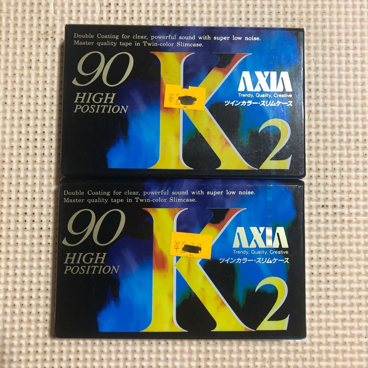 未開封 AXIA ハイポジション カセットテープ 2pack × 7 PS2G Yahoo!オークション -「axia カセットテープ k2」の落札相場