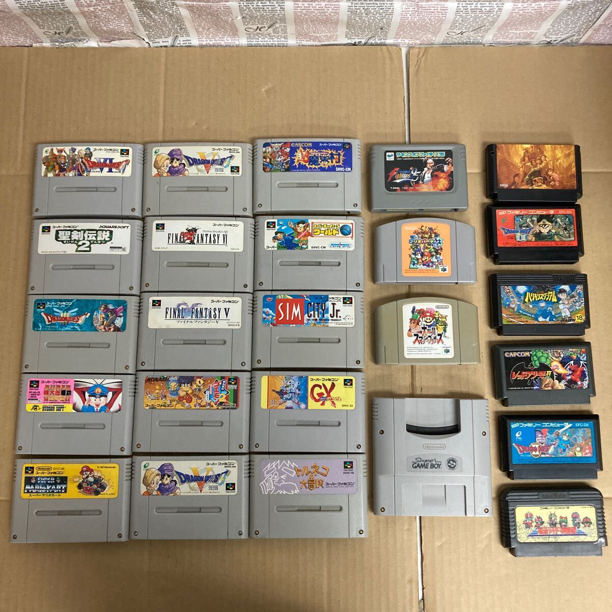 SFC スーパーファミコンソフト 15本セットA まとめ売り