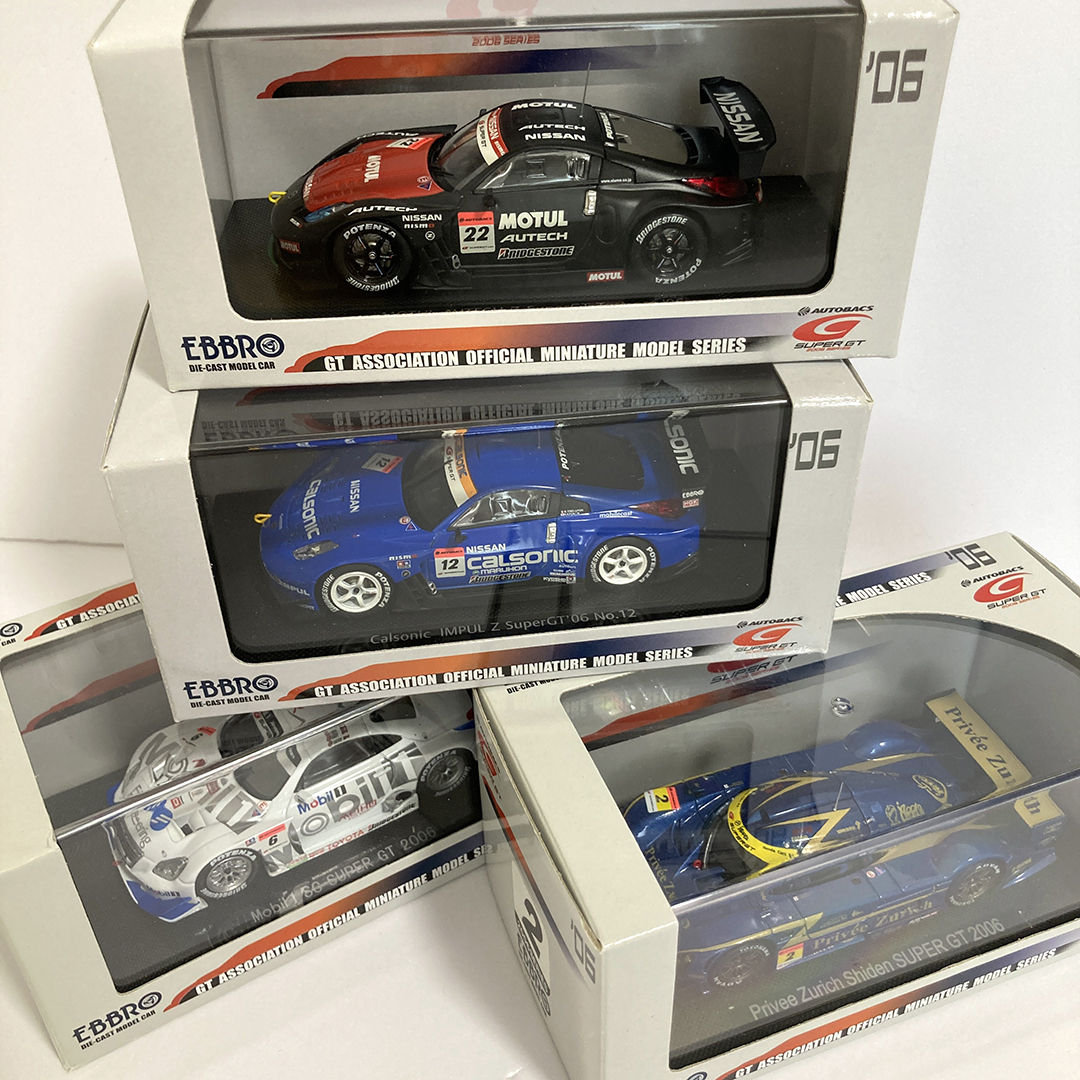 エブロ 1/43 CALSONIC IMPUL Z 2004〜2007 4台 エブロ 1/43 CALSONIC IMPUL Z 2004〜2007 4台(1/43 エブロ