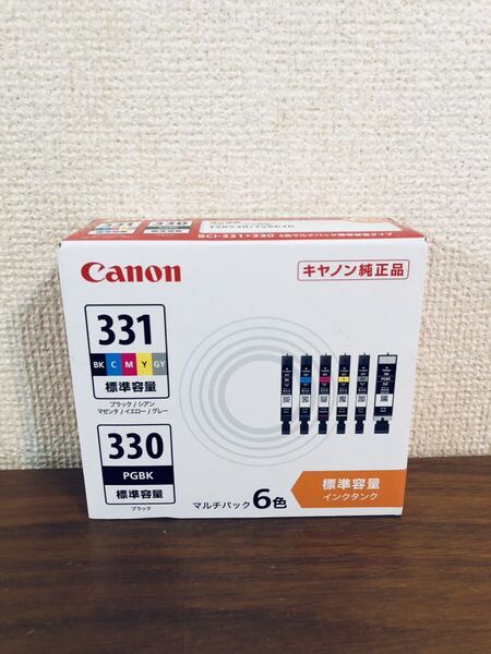 送料無料◆キヤノン 純正インクカートリッジ 6色マルチパック BCI-331+330/6MP 期限2026.12 新品