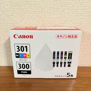 送料無料◆ Canon キャノン 純正インクカートリッジ BCI-301+300/5MP マルチ5色パック 期限2025.07 新品