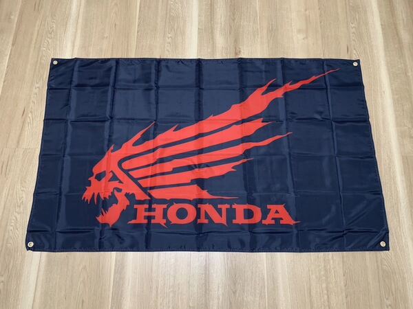 ホンダ 特大フラッグ バナー 約150×90cm 1007 タペストリー 旗 ガレージ装飾 HONDA 旧車 USDM JDM ロゴ CBR 世田谷 店舗装飾 バイク