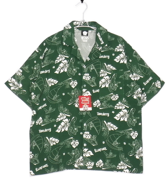 即決■★Tom and Jerry トムとジェリー★■アロハシャツ:SIZE=M