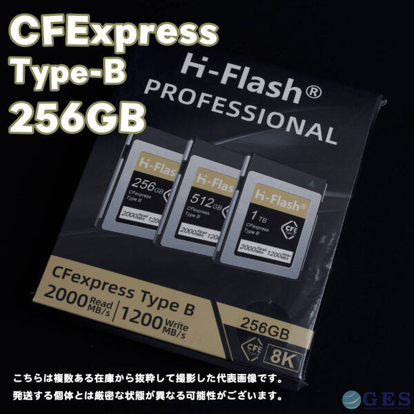 H-Flash CFExpress Type B 256GB メモリーカード R2000MB/s W1200MB/s 8K【未使用未開封/送料込み】