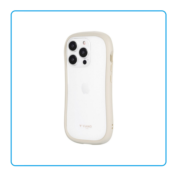 【新品】iPhone15 Pro ケース ハイブリッド 耐衝撃 TPU+ガラス ミルクホワイト ストラップ対応