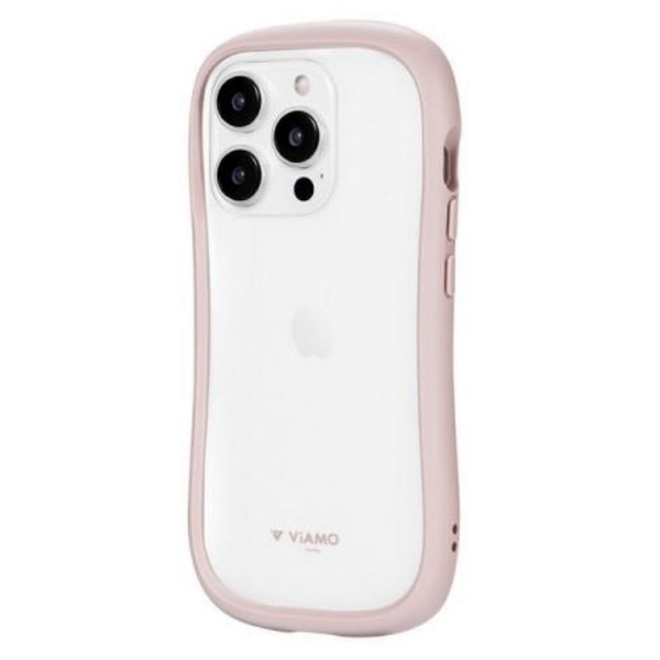 【新品】iPhone15 Pro ケース ハイブリッド 耐衝撃 TPU+ガラス ストラップ対応 ダスティピンク