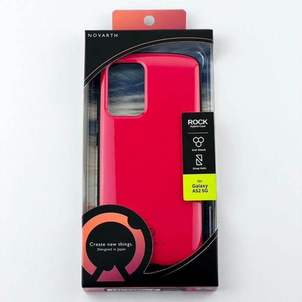 新品 Galaxy A52 5G SC-53B 耐衝撃ハイブリッドケース レッド