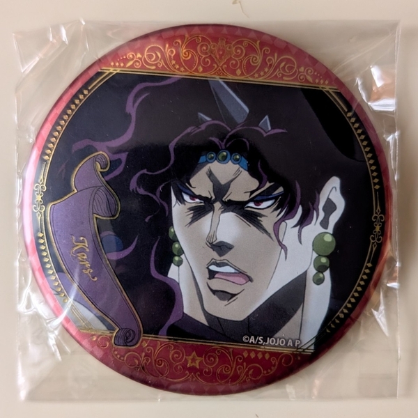 ジョジョの奇妙な冒険 アニメ10周年記念展 カーズ 缶バッジ