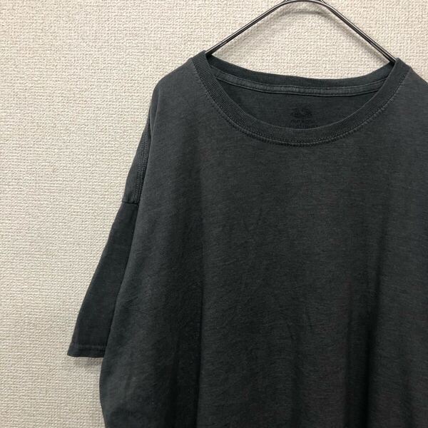 フルーツオブザルーム tシャツ 無地 フェード アメリカ古着 XL 1635