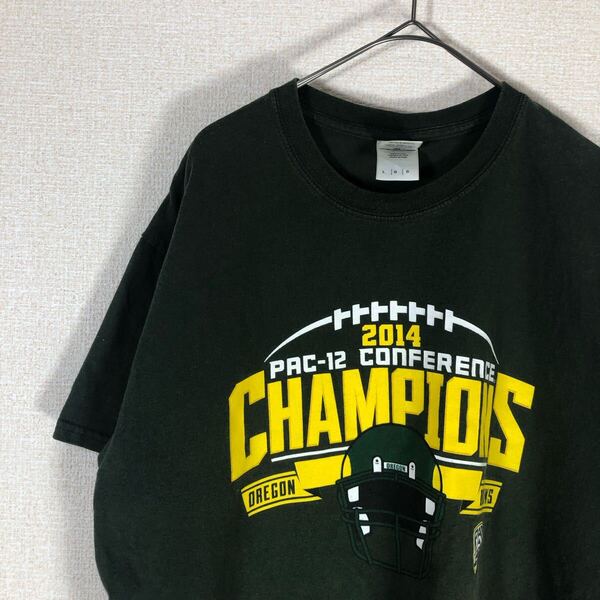 ギルダン tシャツ アメフト チーム カレッジ アメリカ古着 L 1671