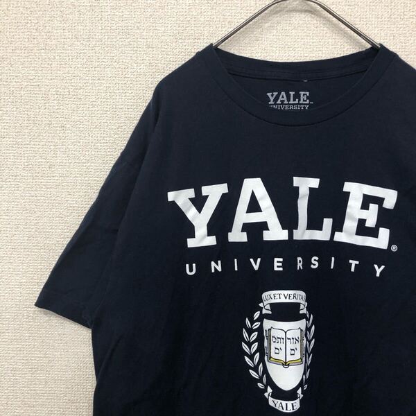 アメリカ古着 tシャツ YALE カレッジロゴ L 1762
