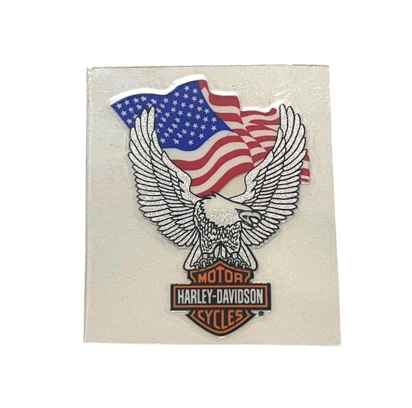 Harley-Davidson USA 当時物 転写 デカール タンク 防水 ハーレーダビッドソン イーグル USA バーアンドシールド シールド ステッカー
