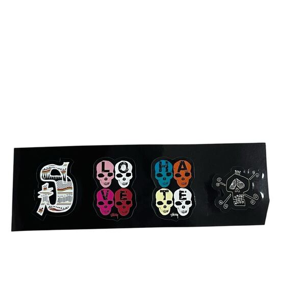 2000年代 STUSSY ビンテージ ステッカー グッドイナフ 藤原ヒロシ アンダーカバー OLD 黒タグ シール デカール 防水 車 スマホ タブレット