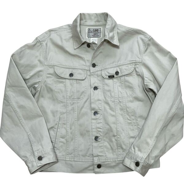 90s 美品 Lee リー 90s 101J WESTERNER 100J- ウエスターナー Gジャン 40 L 0424 ビンテージ トラッカージャケット サテン アイビー