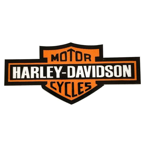 Harley-Davidson 90s 反射デカール USA ハーレーダビッドソン ステッカー 防水 ヘルメット サドルバック ロゴ バーアンドシールド