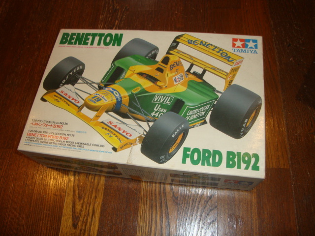 タミヤ F1(F101 ) ベネトンB192 プロポ・メカ&バッテリー付 動作