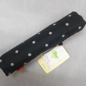 折りたたみ傘 超軽量 レディース 雨傘 カーボン 水玉 ブラック 新品