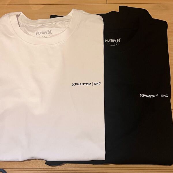 Hurley for RHC PHANTOM ラッシュT Black White 2枚セット売り ハーレー ファントム ブラック ホワイト Tシャツ XLサイズ ロンハーマン