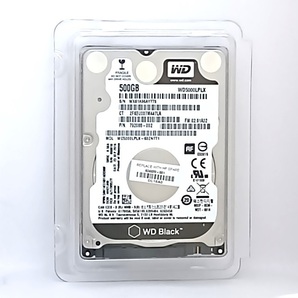 89★動作良好・フォーマット済★WD製 500GB HDD★使用 10828時間 ★7200rpm★厚み7mm★2.5インチSATA★送料無料