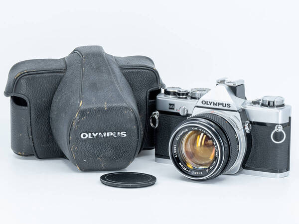 【美品】OLYMPUS オリンパス OM-1 フィルムカメラ 一眼レフ G.ZUIKO AUTO-S 50mm F1.4 単焦点レンズ 完動品