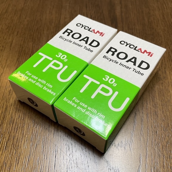 2本セット CYCLAMI TPUチューブ 700x18~32c バルブ45mm 軽量30g 【polvere_bike】think rider offbondage magene exar panaracer