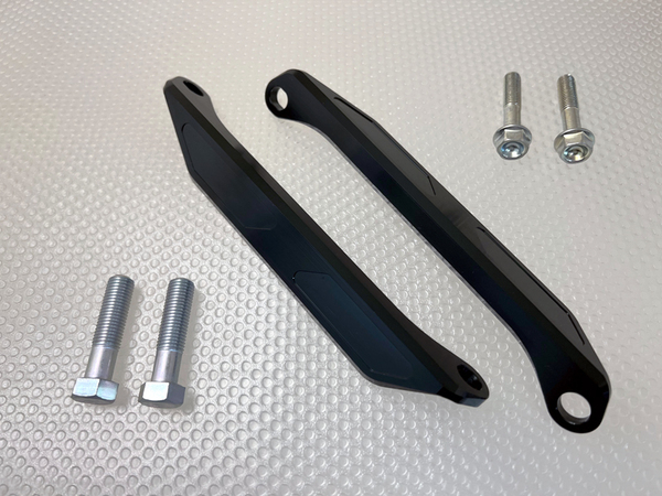★KLX110RL/KLX110L ステアリングの剛性アップ!三つ又スタビライザー黒 検索ミツマタ トリプルツリー ステアリングステム