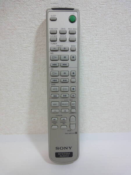 YD SONY RM-MD333 オーディオリモコン 赤外線発光確認済