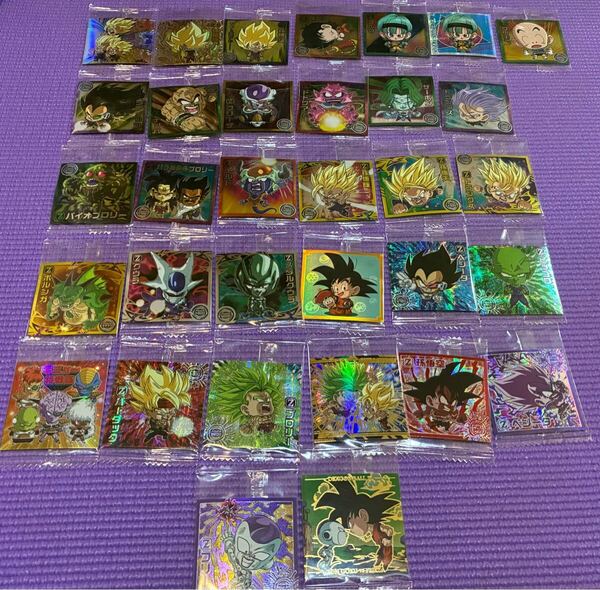 ドラゴンボール 超戦士シールウエハース超 激突の戦士たち 33種フルコンプ