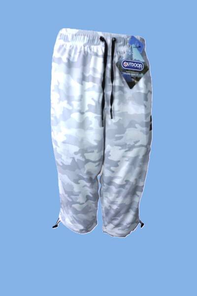 アウトドア Lサイズ 迷彩ライトグレー 七分丈パンツ ドライメッシュ素材: ポリエステル100% 新品 OUTDOOR