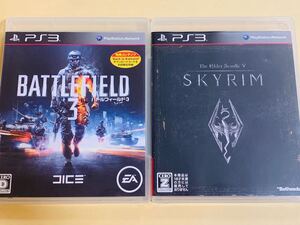 PS3ソフト 2本セット バトルフィールド3 SKYRIM プレイステーション3 (M)