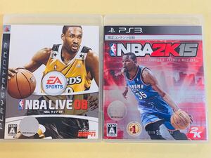 PS3ソフト 2本セット NBAライブ08 NBA 2K15/プレイステーション3 (N)