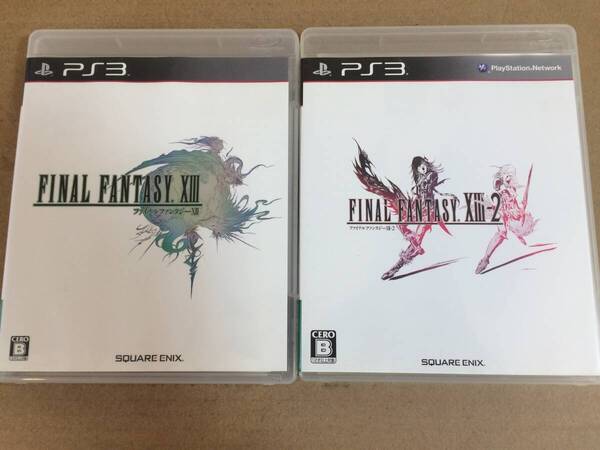 PS3ソフト ファイナルファンタジー XⅢ XⅢ-2 ★2本セット/13 13-2/プレイステーション3 (N)