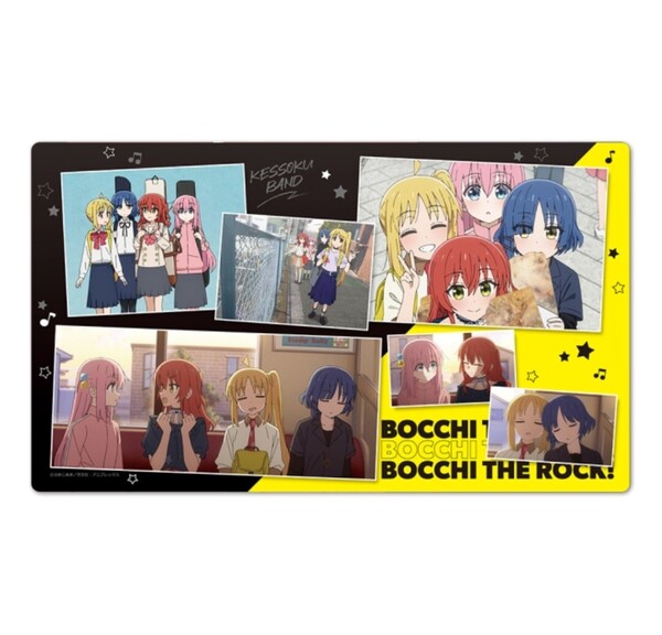 vol.2 ラバーマット 結束バンド ぼっち・ざ・ろっく! 後藤ひとり 喜多郁代 伊地知虹夏 山田リョウ デスクマット プレイマット プレマ