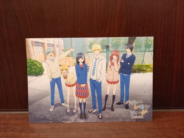 ハニーレモンソーダ 購入特典 ポストカード イラストカード ノベルティ TSUTAYA ツタヤ 石森羽花 三浦界 遠藤あゆみ 瀬戸悟 高嶺友哉