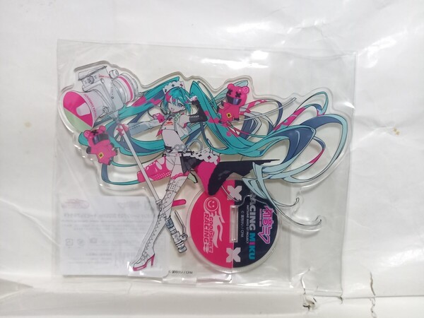 キービジュアルサイド レーシングミク 2025 アクリルスタンド アクスタ アクリルフィギュア 望月けい 初音ミク GTプロジェクト レーミク