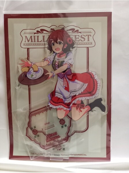 春日未来 アクリルスタンド MILLION FEST アイドルマスター ミリオンライブ! コラボカフェ アイマス アクスタ アクリルフィギュア