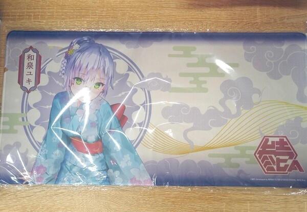 和泉ユキ 浴衣 ゲームマット ヘブバン ヘブンバーンズレッド HEAVEN BURNS RED プレイマット デスクマット ラバーマット マルチマット