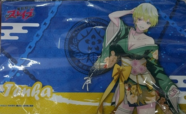 AJ2025 魔都精兵のスレイブ 出雲天花 描き下ろしゲームマット 和服ver デスクマット プレイマット ラバーマット マルチマット まとスレ