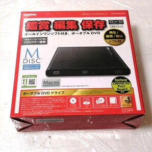 Logitech ロジテック DVDドライブ LDR-PMJ8U2VBK