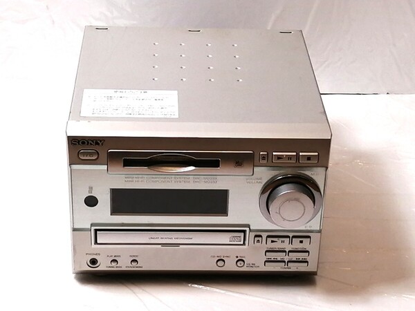 ジャンク SONY ソニー システムコンポ MD CD HCD-MD333